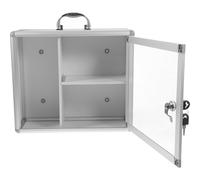 ERINGOGO Portable Aluminium Alloy Lockable Wall-mounted Storage Box with Large Capacity and Multifunctional Design for Home and Office Medicine Organiser