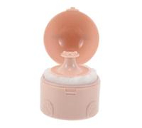 ERINGOGO Portable Compact Loose Powder Container with Soft Puff for Women Sturdy Plastic Travel Case for Makeup Body and Care Dusting Powder Holder for Home Go Use