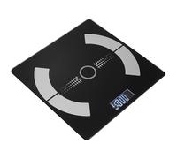 ERINGOGO Portable Digital Body Fat Scale USB Rechargeable Accurate Bathroom Weight Scale for Men Women Home Use Compact Health Monitoring Device with Piano Black