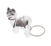 ERINGOGO Portable Dog Hair Collector Keychain Charm Memorial Storage Box Transparent Pet Hair Commemorative Keepsake with Secure Seal for Lightweight for Daily Use