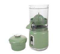 ERINGOGO Portable Electric Citrus Juicer Mint Green Juice Extractor with Automatic Juice Separation Compact Travel-friendly Orange and Lemon Squeezer for Fresh Healthy Drinks