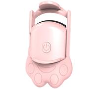 ERINGOGO Portable Electric Heated Eyelash Curler USB Rechargeable Pink Handheld Lash Tool with Safe Material for Curling and Gentle Eyelash Care