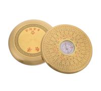 ERINGOGO Portable Feng Shui Compass with Protective Cover Copper and Acrylic Construction Accurate Traditional Navigation Tool for Outdoor Hiking Camping and Spiritual Use