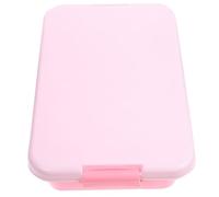 ERINGOGO Portable Handheld Sand Tray, Small Pink and White Sandbox with Handle, Indoor and Outdoor Activity Play Tray for Boys
