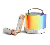 ERINGOGO Portable Mini Karaoke Machine Speaker Set Boys and Girls Karaoke Microphone for Home Parties and Family Fun