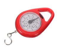 ERINGOGO Portable Mini Mechanical Spring Luggage Scale with Hook Lightweight Hanging Weight Scale for Travel Fishing Shopping Easy to Read Small Handheld Weighing Tool