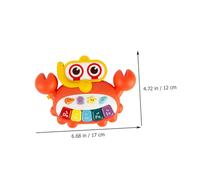 ERINGOGO Portable Piano Educational Musical Instrument Lightweight Handheld Early Learning for Indoor Outdoor Use Enhancing Color Cognition and Hearing Development