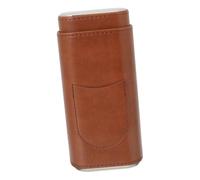 ERINGOGO Portable PU Leather Cigar Case Humidor with Cedar Lining for Travel Holds Up to Cigars for Men Easy to Carry