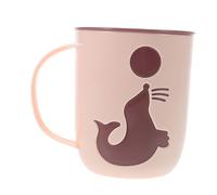 ERINGOGO Portable Reusable Plastic Dolphin Toothbrush Cup for Home and Travel Cute Cartoon Mouthwash Mug with Easy to Clean Design Practical Oral Care Accessory for Adults