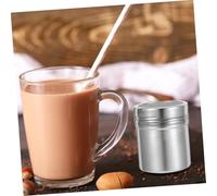 ERINGOGO Portable Stainless Steel Powder Shaker Duster with Fine Mesh Multipurpose Sugar Cocoa Chocolate Dispenser for Baking and Cappuccino Compact Flour Sifter for Kitchen Use