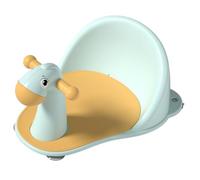 ERINGOGO Portable Tub Chair with Non-Slip Suction Base Wraparound Support for Bathing Clean Shower Seat for Newborns and Sky Blue Sit-up Bath Chair