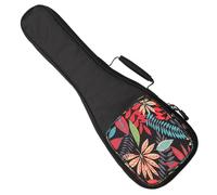 ERINGOGO Portable Ukulele Bag with Thick Padding and Double Shoulder Straps Nylon and Sponge Material Large Front Pocket for Accessories, Easy Carrying Music Storage for 26 Inch Ukuleles
