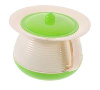 ERINGOGO Portable Unisex Chamber Pot with Cover Thick PP Material Urinal Basin for Elderly Pregnant Women Smooth Rounded Edges Leak Resistant Travel Potty for Camping and Bedside Use