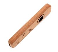 ERINGOGO Portable Walnut Wood Kazoo for Ukulele Guitar Violin Accompaniment Lightweight Musical Instrument Easy to Play for Beginners and Professionals Festival Performance Accessory