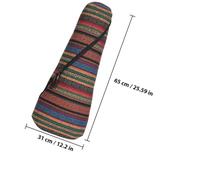 ERINGOGO Portable Waterproof Oxford Cloth Ukulele Backpack Bag for 21/23 Inch Ukulele, Lightweight Storage Case with Double Shoulder Straps for Outdoor Travel and Daily Carry