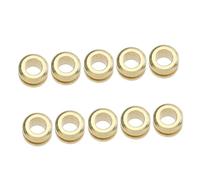 ERINGOGO Practical Accessory Zinc Alloy String Beads for Guitar String Modification 10pcs Guitar Parts in Golden Colour