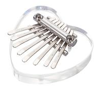 ERINGOGO Practical Tone Mini Kalimba Finger Piano Colorful Heart Shaped Thumb Piano Music Instrument for Beginners for Outdoor School and Family Fun
