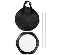 ERINGOGO Practice Drum Pad Set with Metronome and Cushion Drum Accessory Kit for Beginners with Storage Pouch for Rhythm and Beat Practice