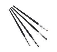 ERINGOGO Precision Eyeliner Makeup Brush Set 4pcs Fine Detail Eye Liner Brushes Portable Makeup Kit for Professional