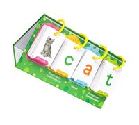 ERINGOGO Preschool Flash Cards for Early Education Visual Word Building Kit with Classroom Teaching Cards Portable Montessori Learning Tool for Home Travel