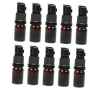 ERINGOGO Pressing Sub Bottles Glass Bottles 5ml 10pcs Refillable Essential Oil Containers for Travel