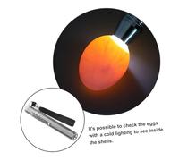 ERINGOGO Professional Egg Candler Light Portable LED Egg Candling Lamp for Farm Use Bright Cool Light for Monitoring Fertilization and Embryo Development