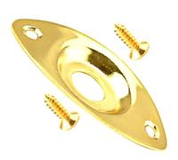 ERINGOGO Professional Gold Electric Guitar Jack Socket Plates Gt20 Metal Pickup Replacement Guitar Parts Recessed Concave Design Hardware Accessory