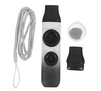 ERINGOGO Professional Gradient Colour Dual-hole Kazoo Set with High and Low Tone Adjustment, Easy to Play Portable Plastic Musical Instrument for Guitar and Ukulele Musical Enlightenment