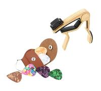 ERINGOGO Professional Guitar Capo Pick Set Includes Picks Portable for Acoustic Electric Guitars Ukulele and Classical Quality Material