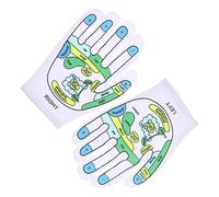 ERINGOGO Professional Reflexology Gloves for Trigger Point Massage Spandex Five Finger Massage Gloves Convenient Hand Massager for Household Use Skin Friendly and Comfortable