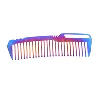 ERINGOGO Professional Rust Titanium Hairdressing Comb Lightweight Design for Hair Cutting Styling Rounded Teeth for Gentle Detangling Portable Comb for Barbers and Home Use