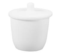 ERINGOGO Ptfe Lab Crucible with Lid for Melting Jewelry and Chemical Analysis Non-stick Crack Resistant Laboratory Tool for High Temperature Experiments