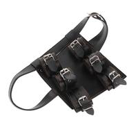 ERINGOGO PU Leather Sword Belt Holder Medieval Renaissance Scabbard Strap for Black Swords Comfortable Accessory for Halloween Stage Performances and Costume Enthusiasts