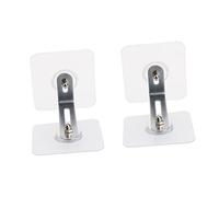 ERINGOGO Punch-Free Furniture Anchors 2 Sets Small 3.2cm Iron and Stainless Steel Anti-tip Safety Cabinet Wardrobe Drawer Anchors for Home Furniture Protection