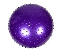 ERINGOGO Purple Spiky Sensory Stability Ball for Workout and Balance Training Lightweight Massage Yoga Ball for Muscle Relaxation and Sensory Therapy Portable Exercise for Adults
