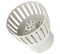 ERINGOGO Pvc Fish Pond Drain Filter Basket for Aquarium and Garden Pond, Multifunctional Use to Clean Garbage and Leaves, Beige Fish Tank Accessory for Purification and Filtration
