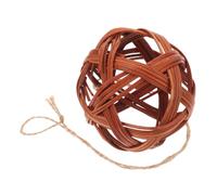 ERINGOGO Rabbit Ball Natural Grass Small Animal Chew Toy Rabbit Enrichment Bunny Chew Toy