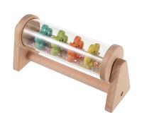 ERINGOGO Rain Stick for Baby Wooden Musical Instrument Noise Tube Enhances Musical Interest Simulates Real Rain Sounds with Handle for Parent-child Interaction and Outdoor Play