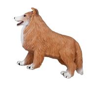 ERINGOGO Realistic Pet Dog Model Stylish Room Ornament with Vivid Simulation Design Safe and Chic Decoration Plastic Material for Photo Prop and Home Ornament for Dog Lovers