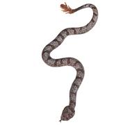 ERINGOGO Realistic Snake Soft Tpr Silicone Lifelike Garden Prop for Bird Deterrent Halloween Prank Decorative Figurine with Intricate Detailing and Vibrant Colors