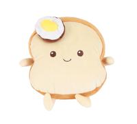 ERINGOGO Realistic Toast Shape Pillow Soft Bread Cushion for Sofa Home and Bedroom Decor Cute Plush Doll for Birthdays Comfortable Support and Stylish Accent