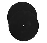 ERINGOGO Record Turntable Mats and 2pcs for Black Felt 7 Noise Reduction and Vibration Control Pads 10 and 12 Inch Vinyl Record Player Phonograph Suitable for