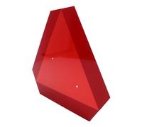 ERINGOGO Reflective Slow Moving Vehicle Sign PVC Triangle Road Safety Sign Weatherproof for Golf Carts Trucks with Easy to Install