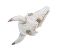 ERINGOGO Reptile Tank Decor Cattle Skulls Aquarium Ornament Hideout Cave for Bearded Dragon Turtle Accessories Resin Skulls Terrarium Decor