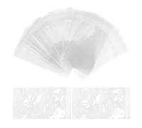 ERINGOGO Resealable Trading Card Sleeves 300Pcs 83X119Mm 35Pt Thick Plastic Bags with Self-Adhesive Seal for Collectible Card Protection