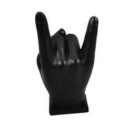 ERINGOGO Resin Drumstick Holder Stand Drum Mallet Bracket Black Hand Gesture Shape Drum Stick Accessory Music Instrument Supplies Storage Display for Drummers