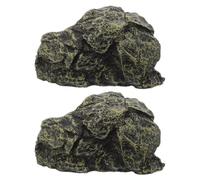 ERINGOGO Resin Turtle Basking Platform with Climbing Ramp Small Non-toxic Turtle Tank Accessory Tortoises Frogs Lizards Compact Resting Loft Natural Activity and Healthy Behavior