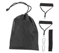 ERINGOGO Resistance Band Handles with Ergonomic Non Slip Grip for Fitness Yoga Material Exercise Bands Accessory for Arm Wrist Forearm Strength Training Includes Fixed Buckle and Storage