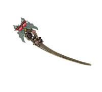 ERINGOGO Retro Chinese Hairpin Elegant Metal Hair Stick for Vintage Hair Accessory for Weddings and Parties Unique Design with Oriental Charm