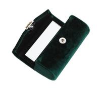 ERINGOGO Retro Lipstick Box Mirror Case for Woman Lipstick Storage Container Velour Design for Makeup Box